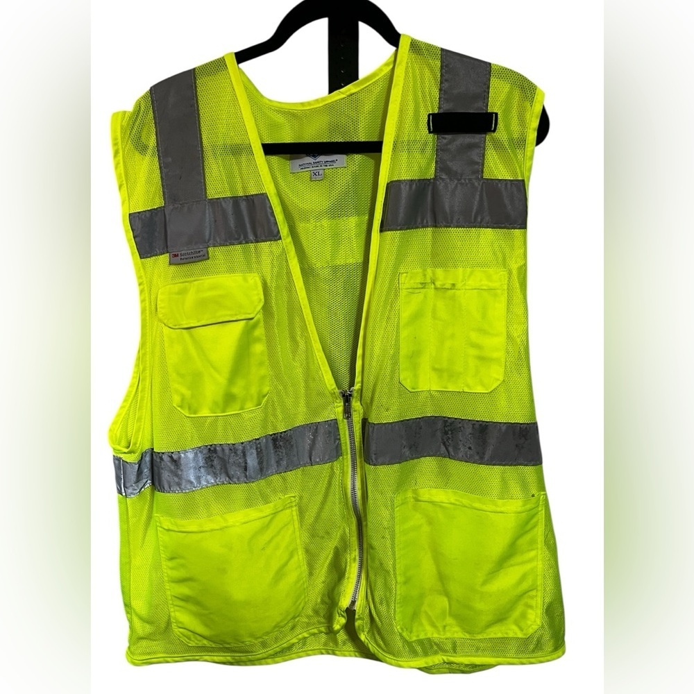 National Safety Apparel Imperfection Hi Viz Vest Sz XL